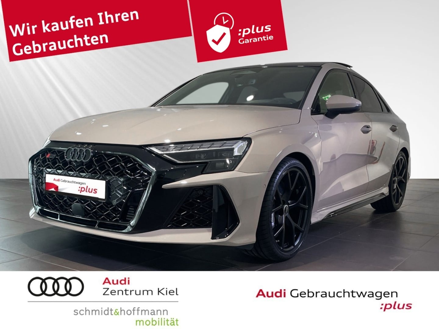 Bild über Audi RS 3 Limousine TFSI quattro 294 kW S tronic - für weitere Informationen kontaktieren Sie den Audi Partner