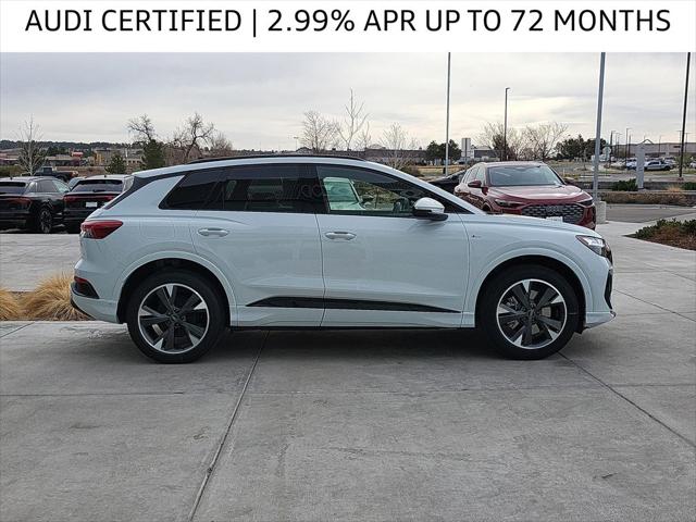 Certified 2024 Audi Q4 e-tron Premium Plus with VIN WA1L2BFZ5RP025581 for sale in Parker, CO