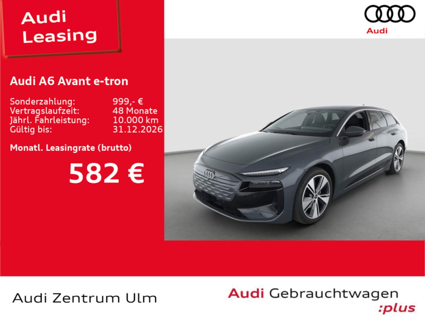 Bild über Audi A6 Avant e-tron e-tron 210 kW - für weitere Informationen kontaktieren Sie den Audi Partner