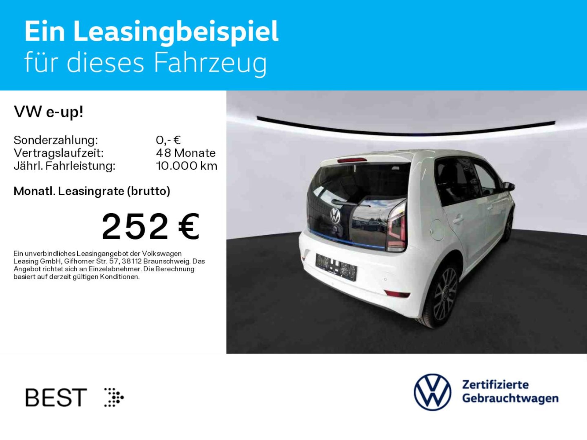 Volkswagen e-up! Style "Plus"
