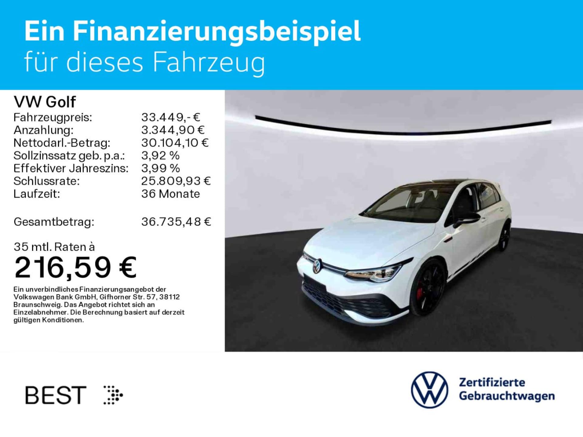 Volkswagen Golf GTI Clubsport