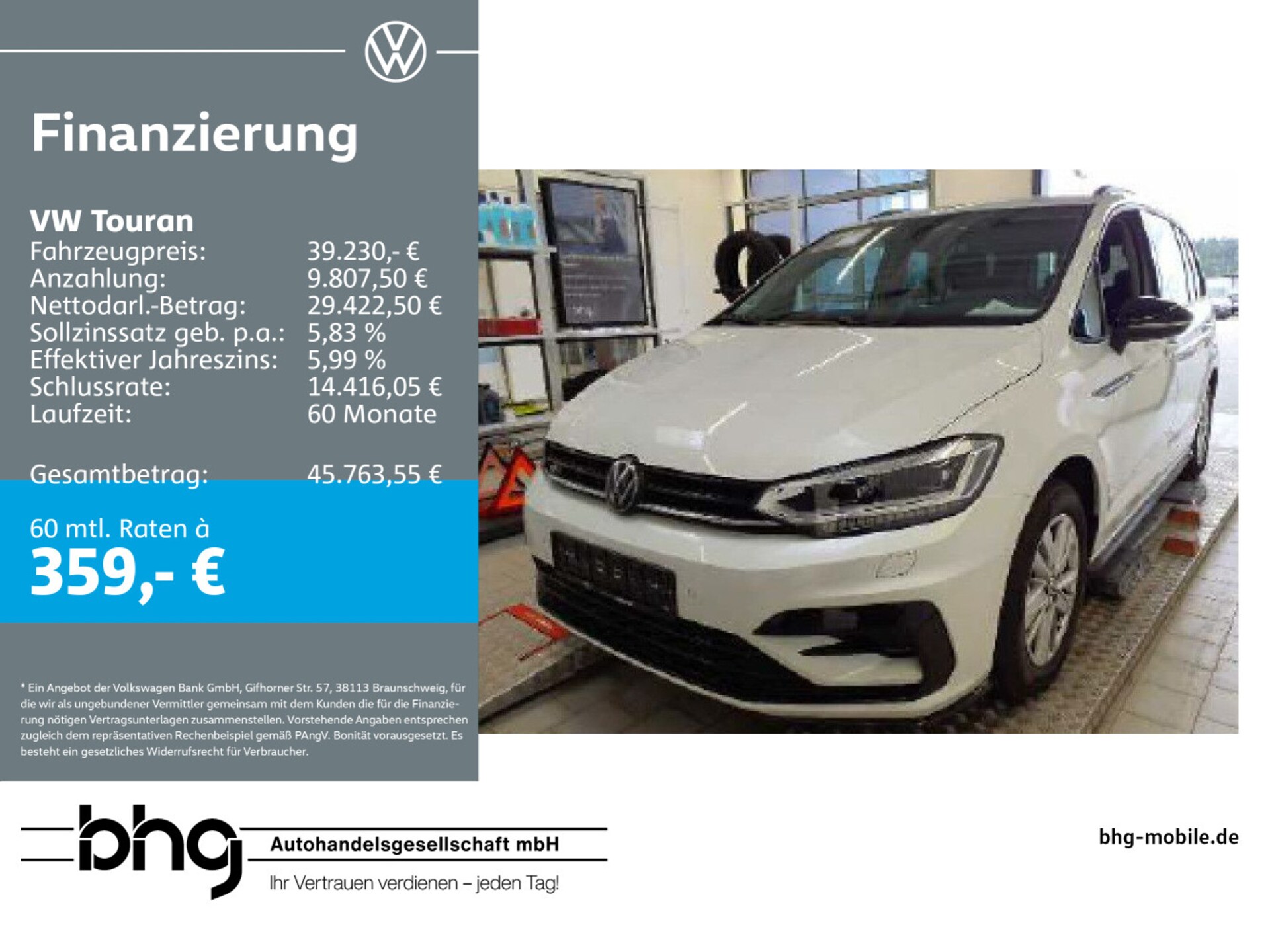 Volkswagen Touran Comfortline