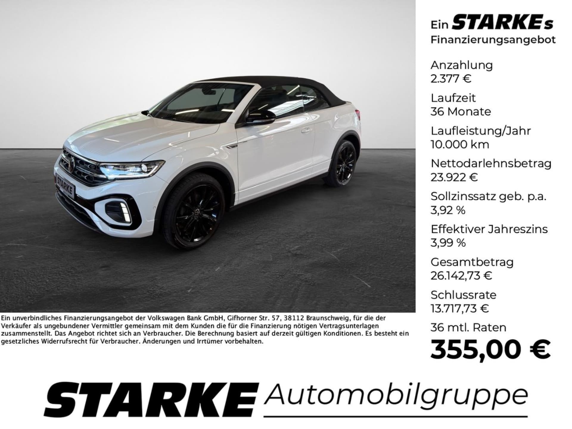 Volkswagen T-Roc Cabriolet R-Line