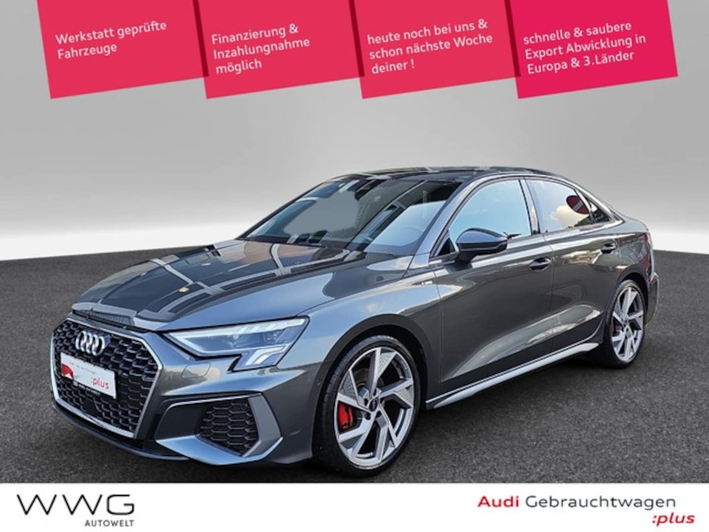 Bild über Audi A3 Limousine S line 35 TDI S tronic - für weitere Informationen kontaktieren Sie den Audi Partner