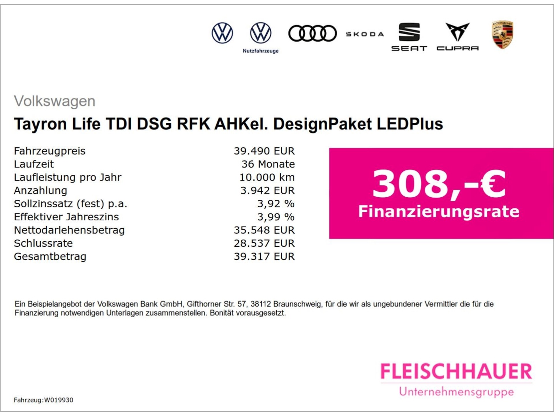 Volkswagen Tayron Life