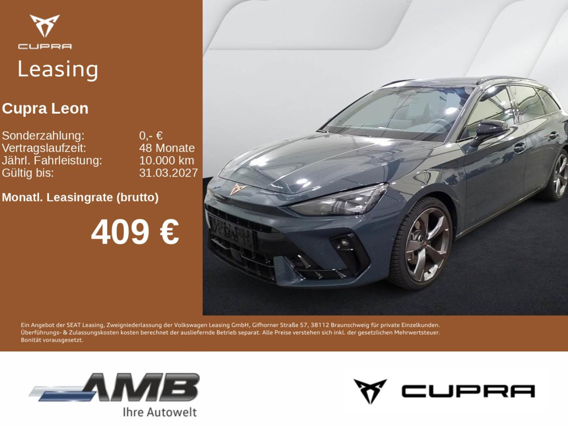 Cupra Leon Sportstourer — CUPRA Leon Sportstourer Leon Sportstourer 1.5 e-HYBRID AHK/Matrix/02.31Garantie