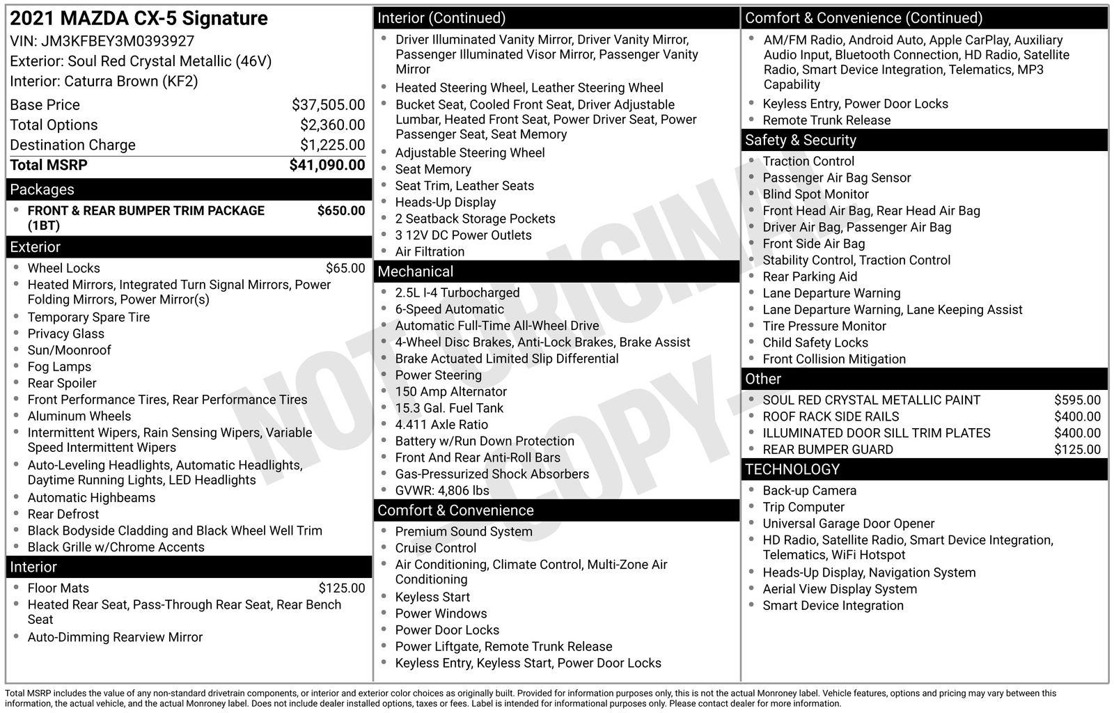 2021 Mazda CX-5 Signature Auto AWD's photo