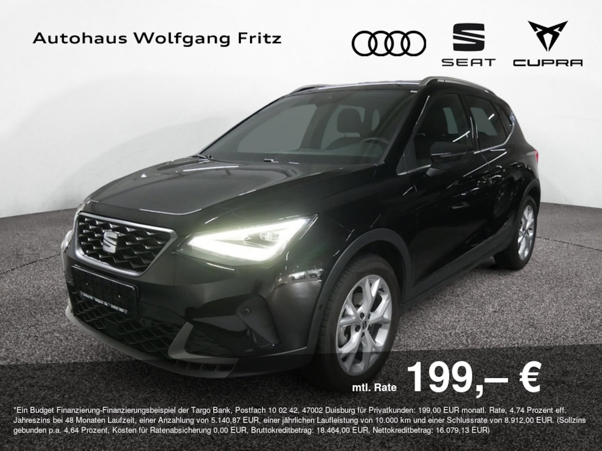 Seat Arona 2024 — Arona 1.0 TSI FR ACC+NAVI+KAMERA+SHZ+LED+PDC+