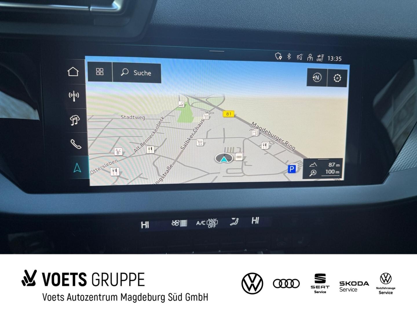 Bild über Audi A3 Sportback TFSI 110 kW S tronic - für weitere Informationen kontaktieren Sie den Audi Partner
