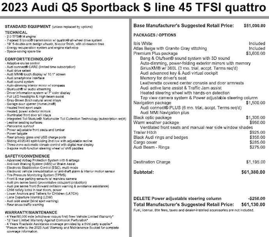2023 Audi Q5 Sportback