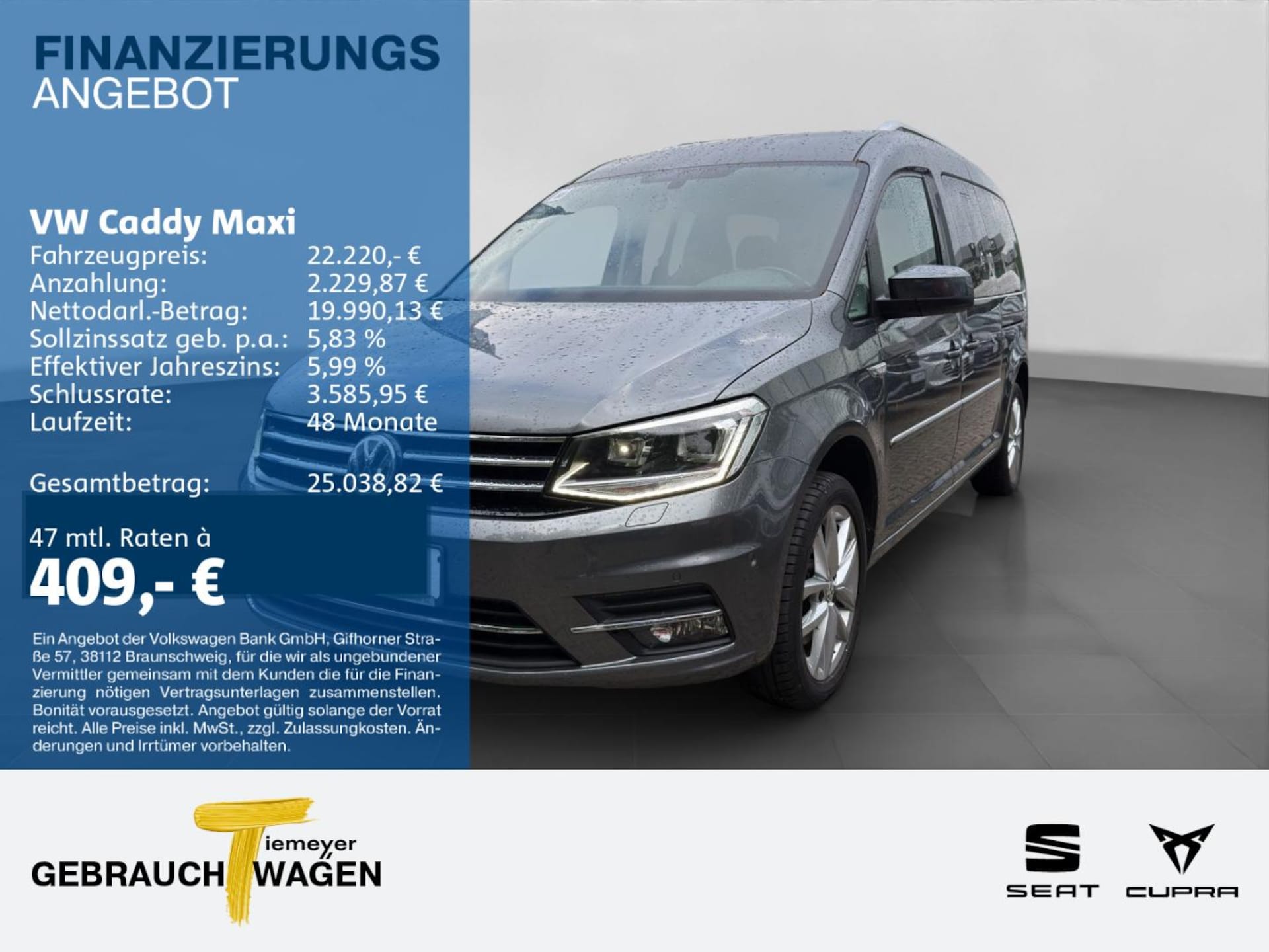 Volkswagen Caddy Maxi Highline