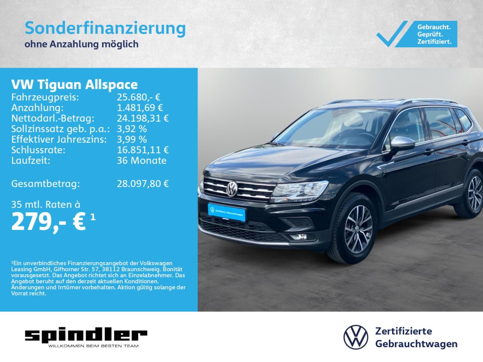 Volkswagen Tiguan Allspace Comfortline