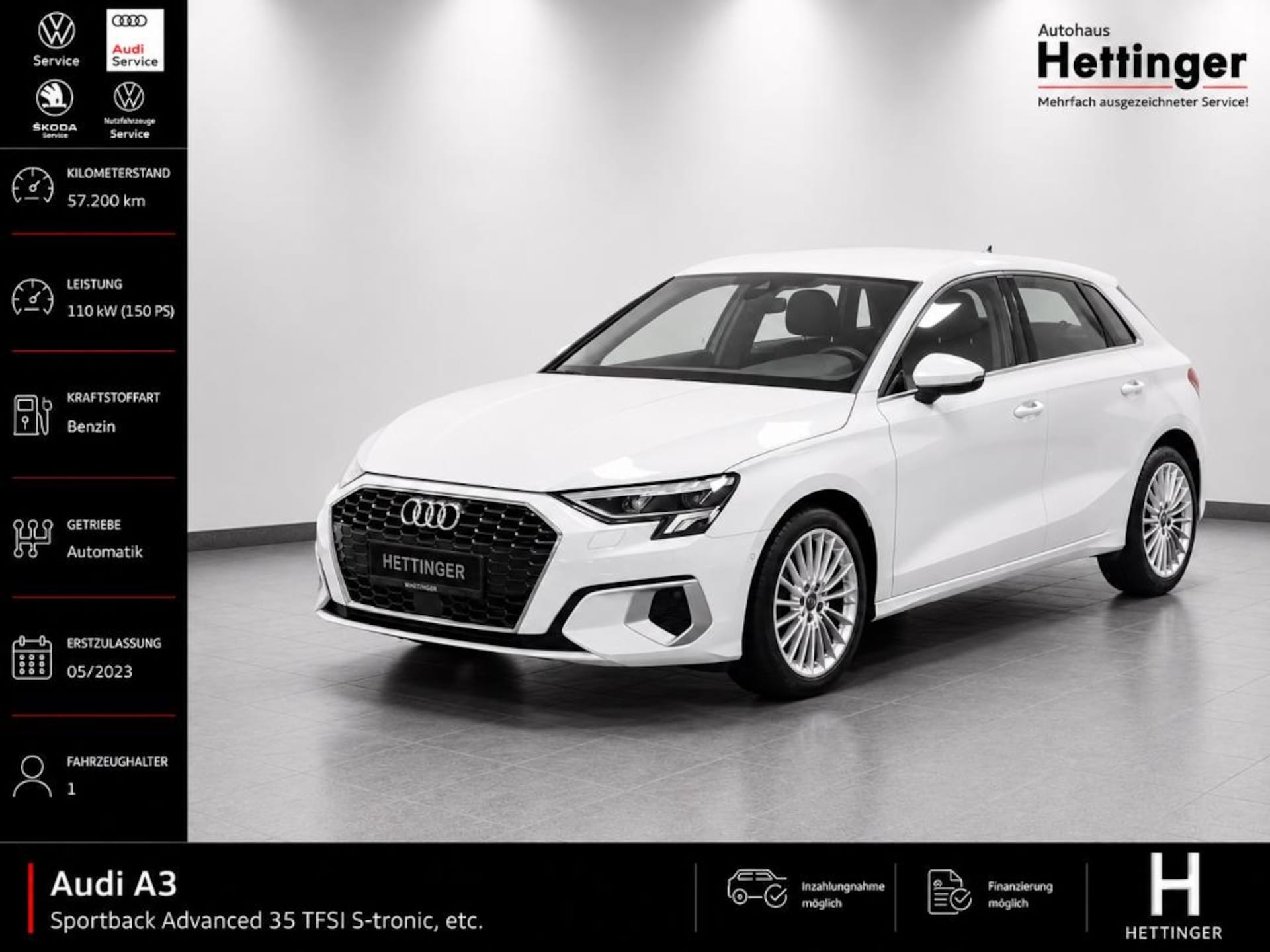 Audi A3 Sportback Advanced