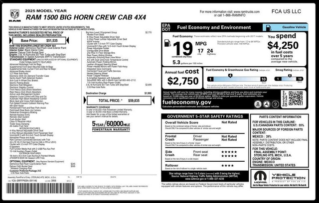 2025 RAM Ram 1500 Pickup Big Horn/Lone Star - Photo 25