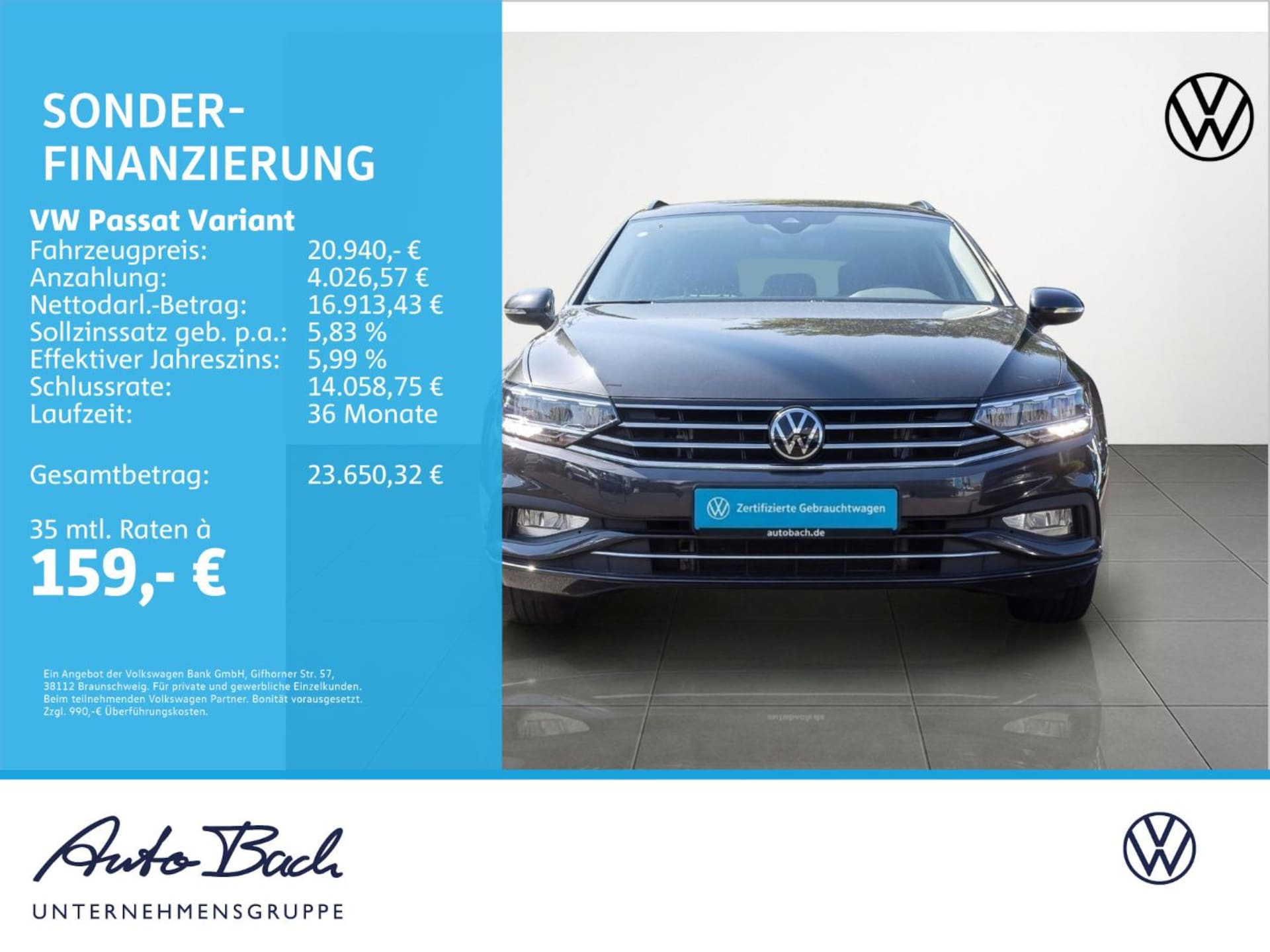 Volkswagen Passat Variant Business