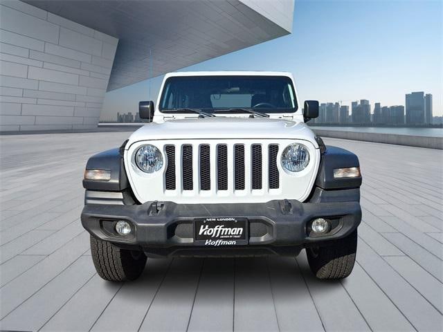 Used 2020 Jeep Wrangler Sport S with VIN 1C4GJXAG8LW104558 for sale in New London, CT