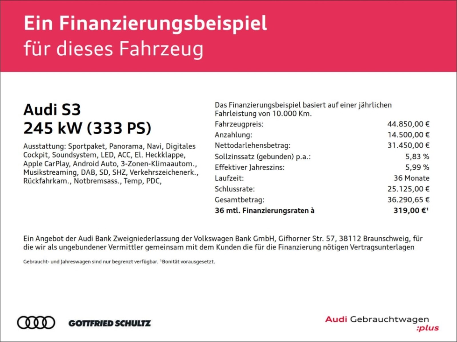 Audi S3 Sportback – Bild 2