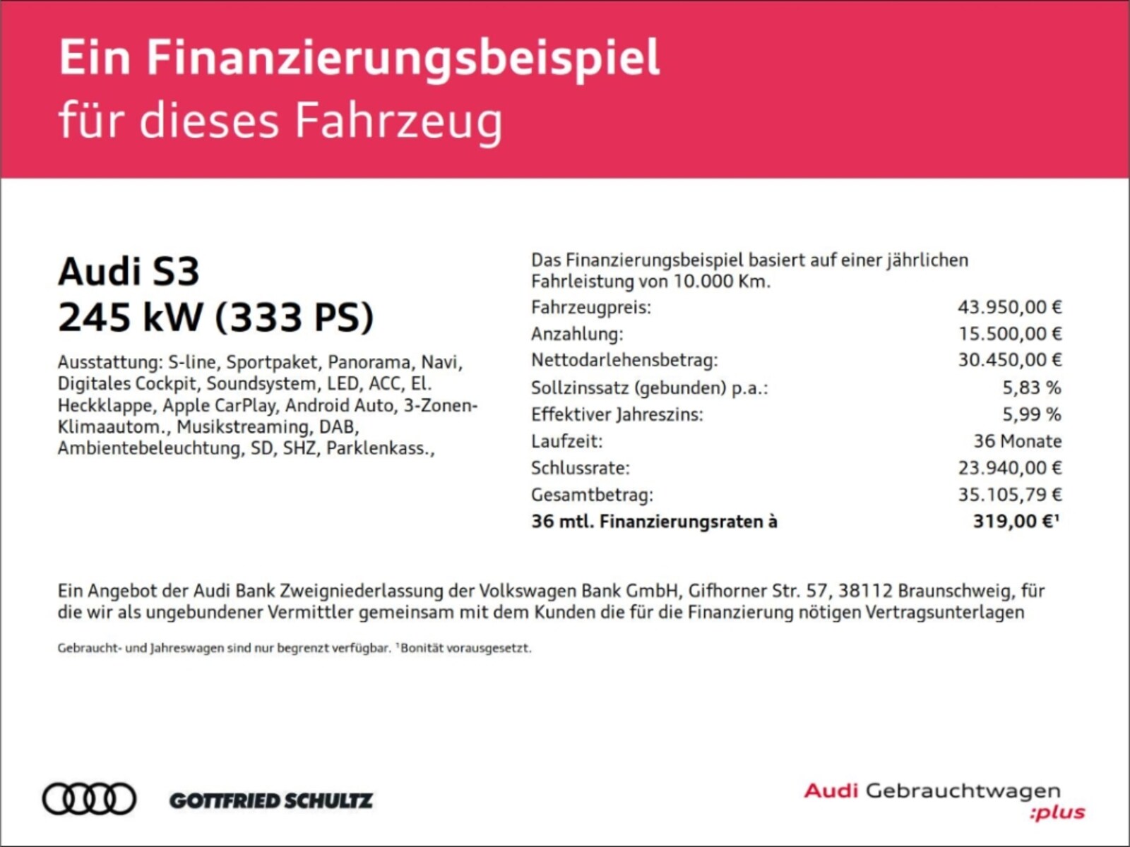 Audi S3 Sportback – Bild 2