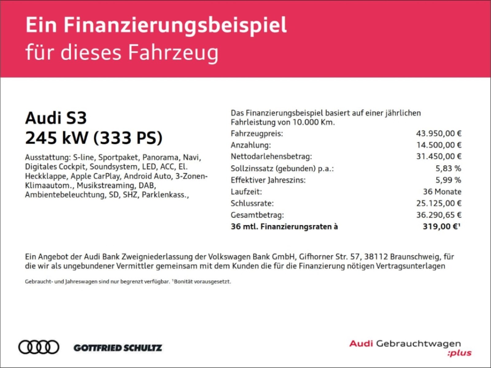 Audi S3 Sportback – Bild 2