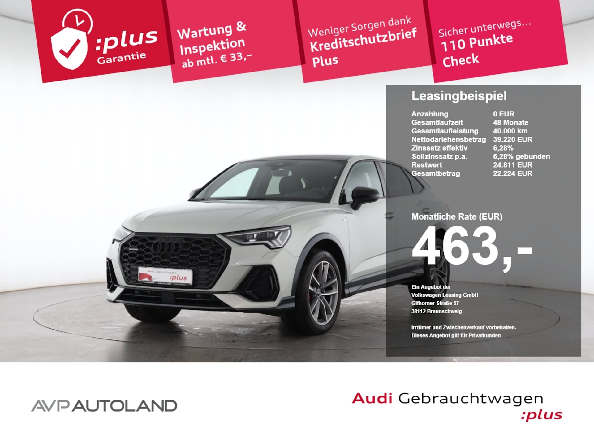 Audi Q3 Sportback S line