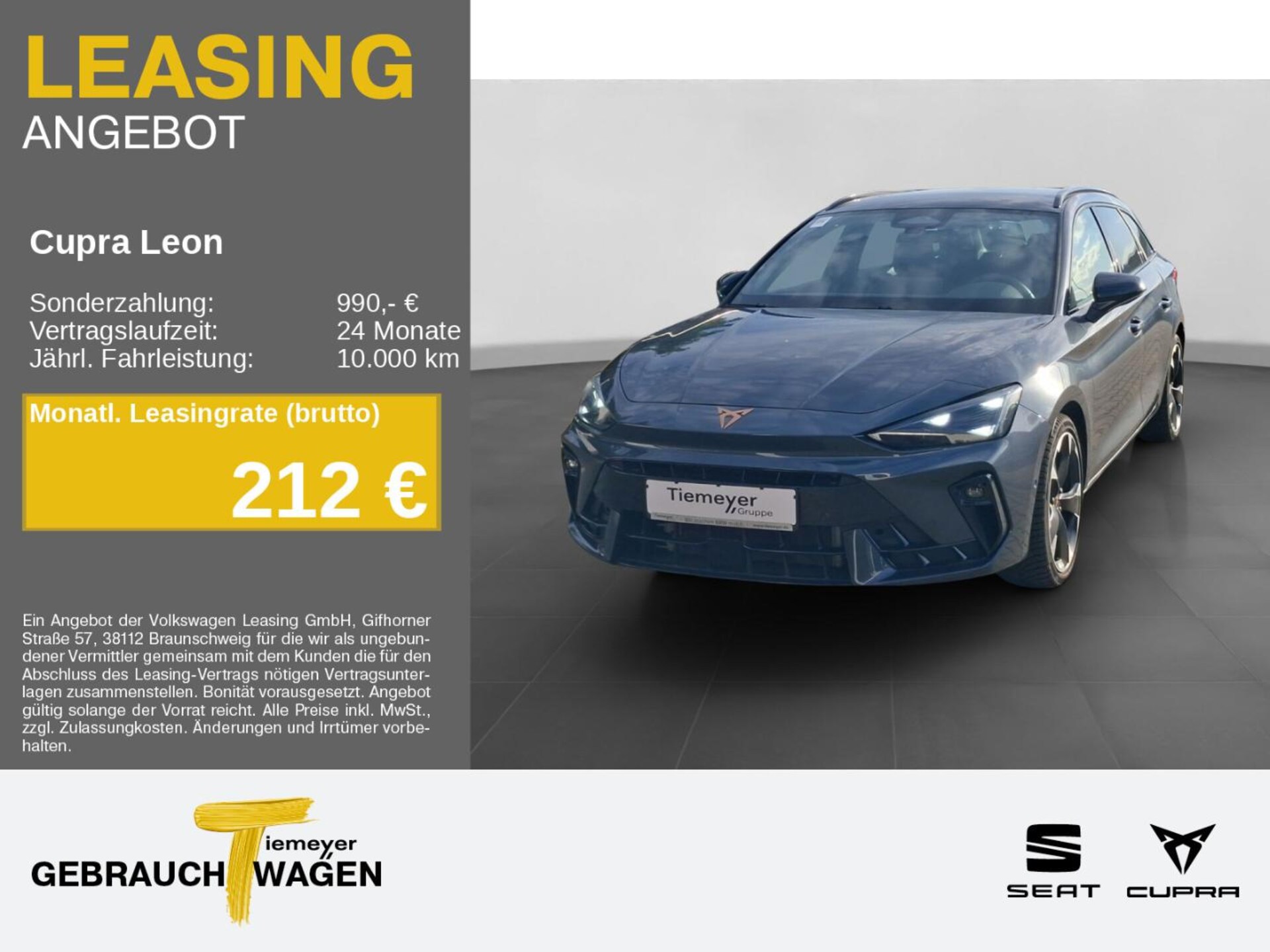 Cupra Leon Sportstourer — CUPRA Leon Sportstourer Leon Sportstourer 2.0 TDI DSG AHK NAVI KAMERA