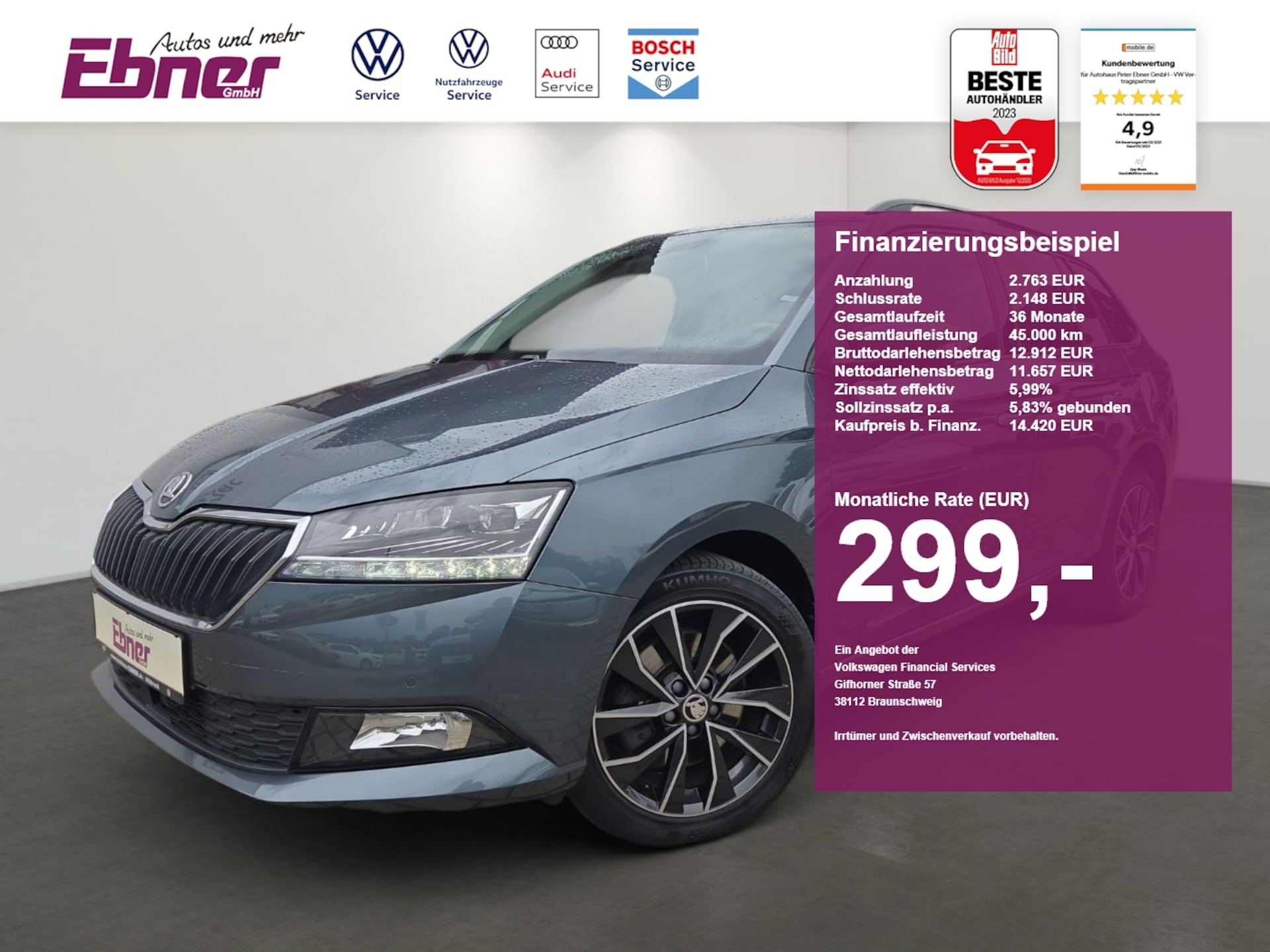 Skoda Fabia Combi Style
