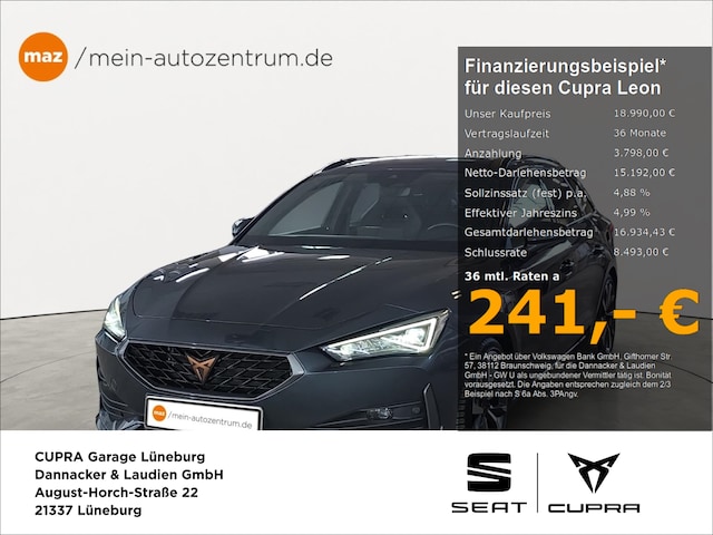 CUPRA Leon Sportstourer 1.4 e-HYBRID Alu LED ACC Full Link Kamera Navi Sitzh. (U-18965)