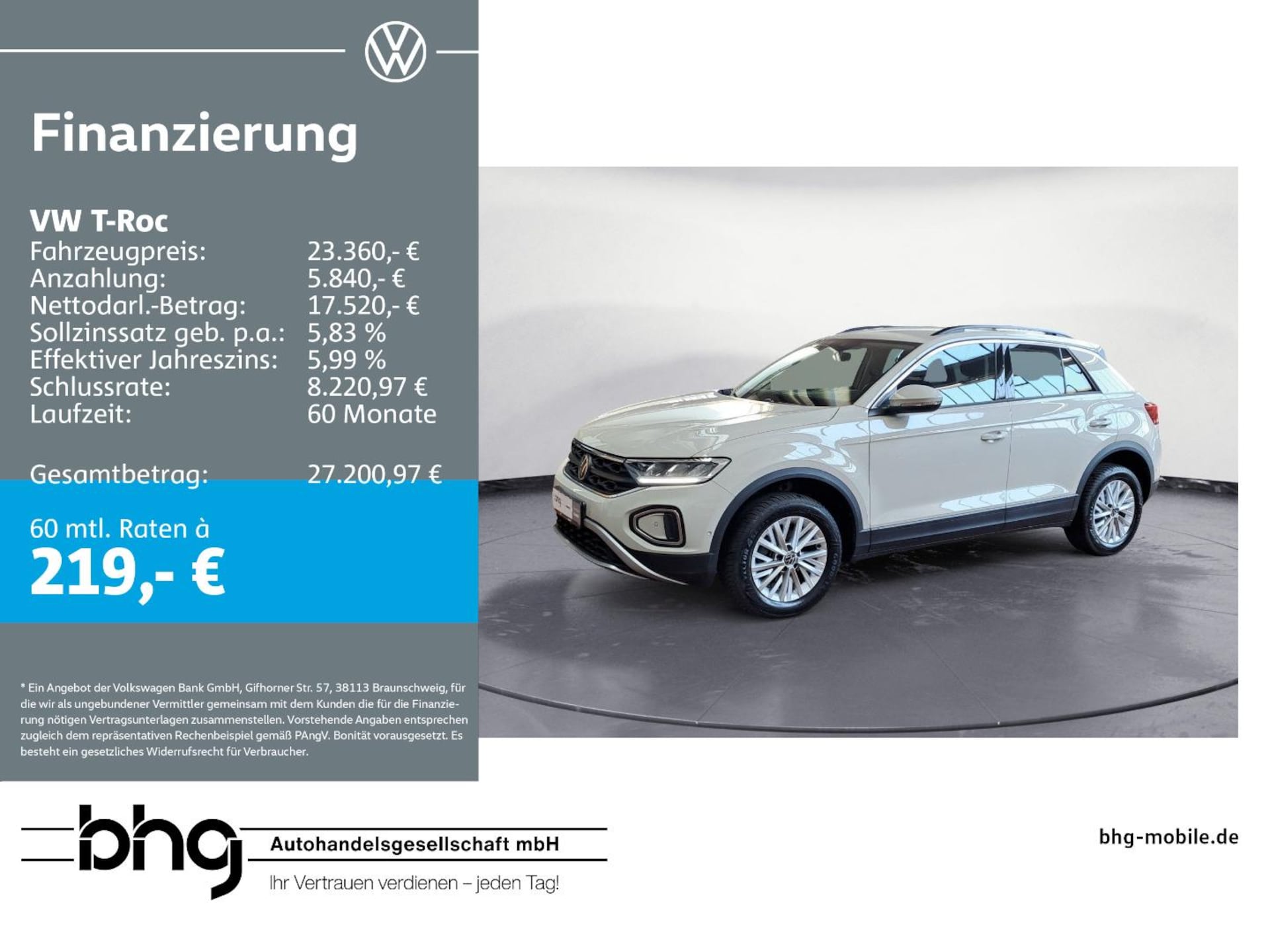 Volkswagen T-Roc Life