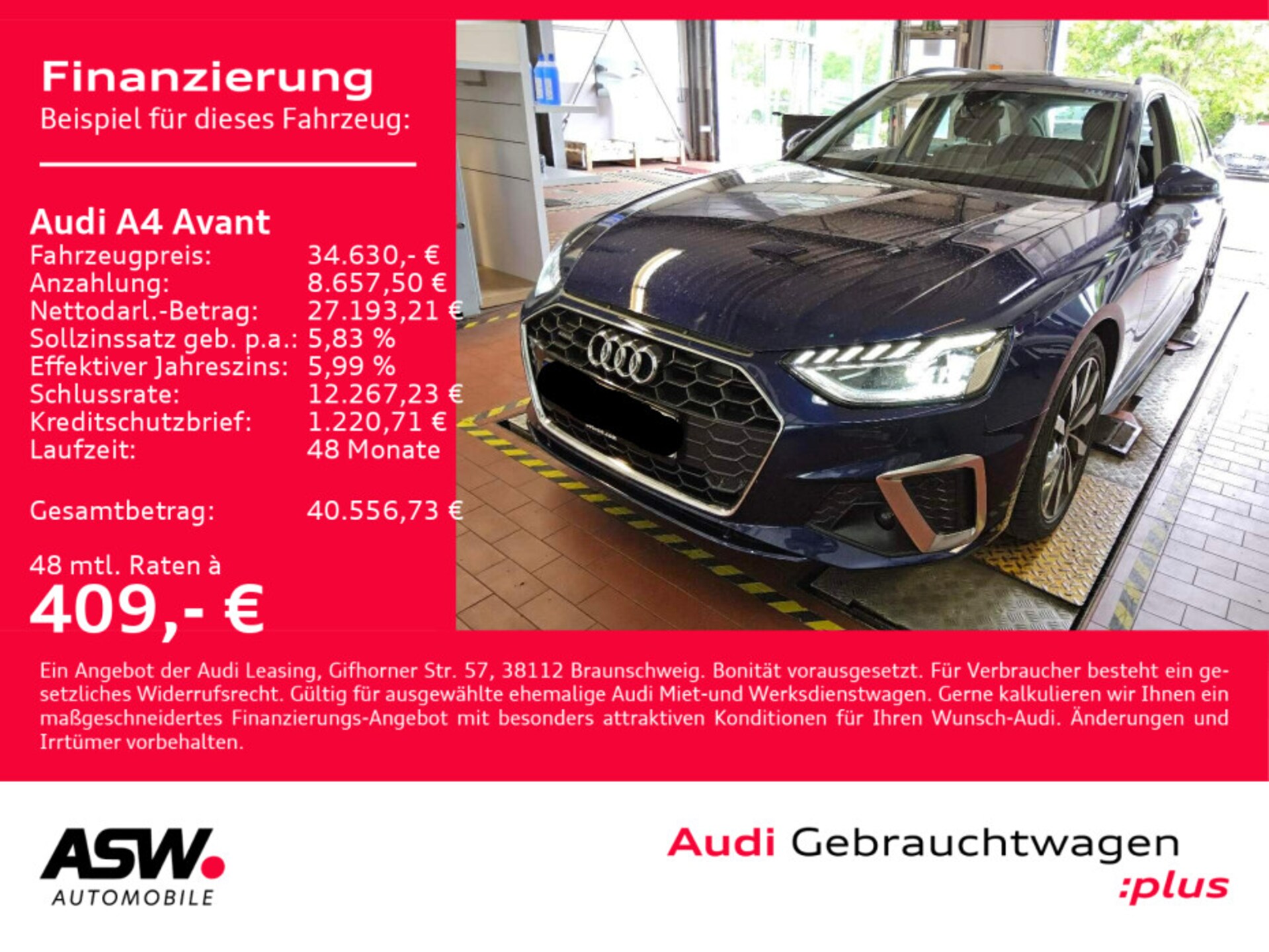 Audi A4 Avant S line