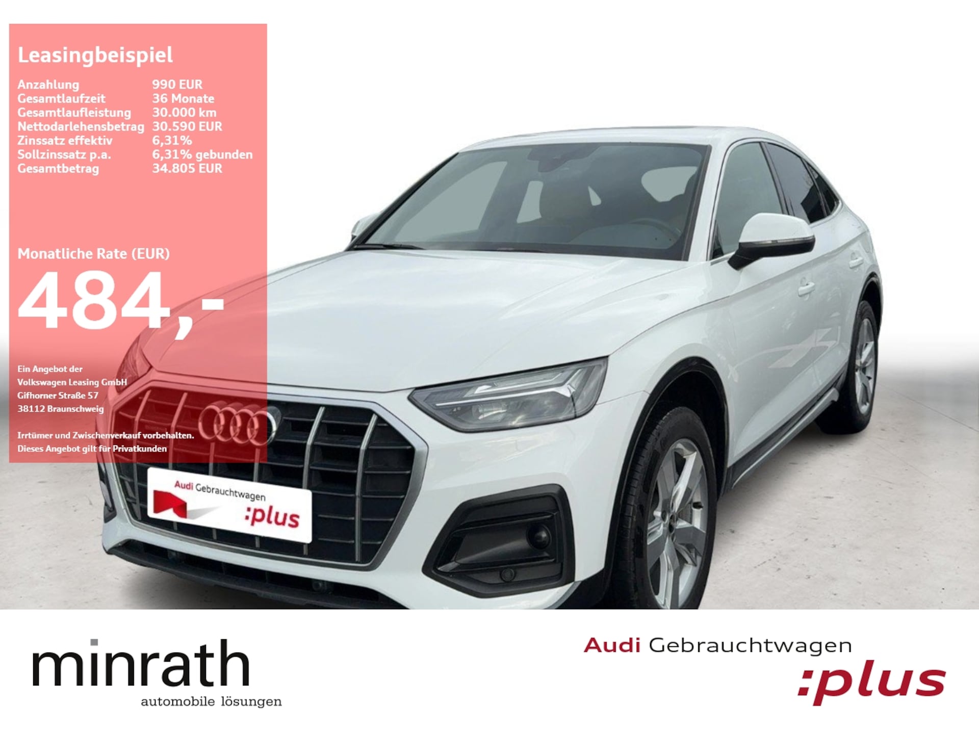 Audi Q5 Sportback TFSI e advanced