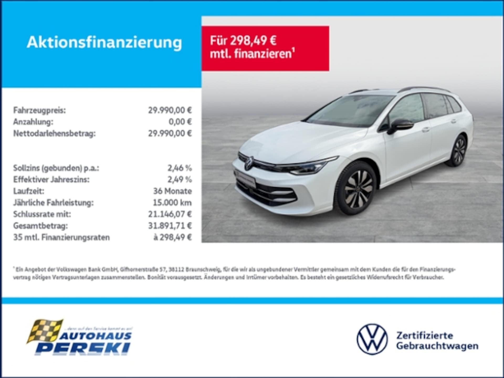 Volkswagen Golf Variant Goal