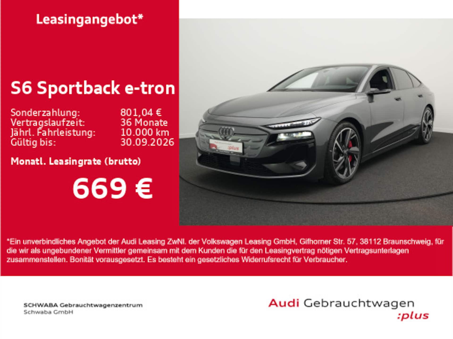 Audi S6 Sportback e-tron