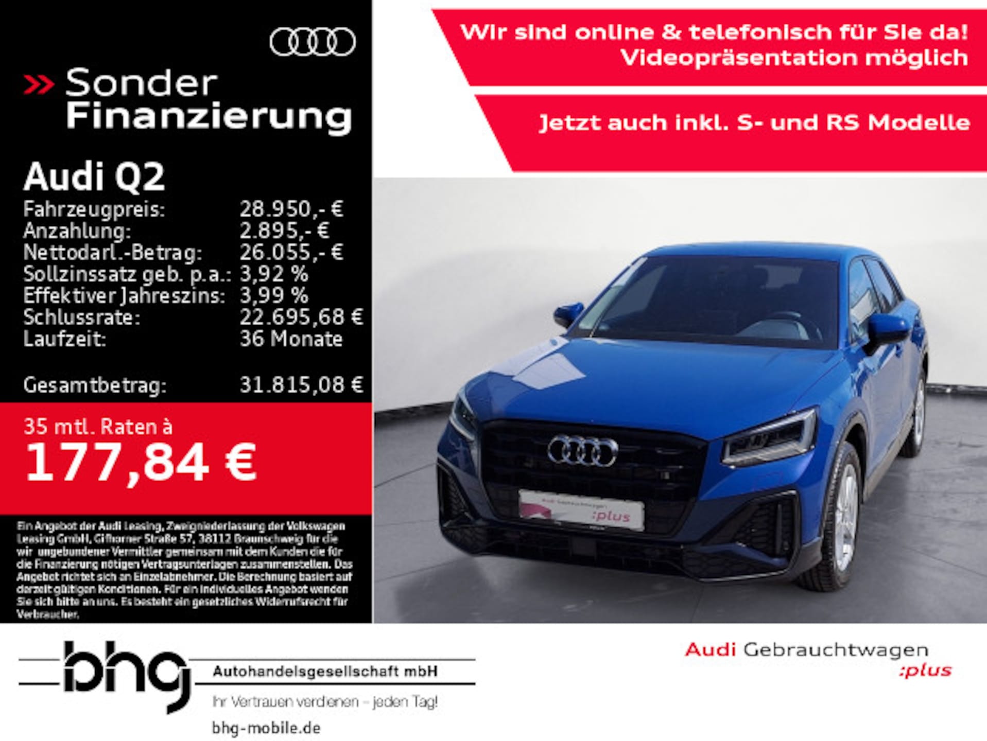 Audi Q2 S line