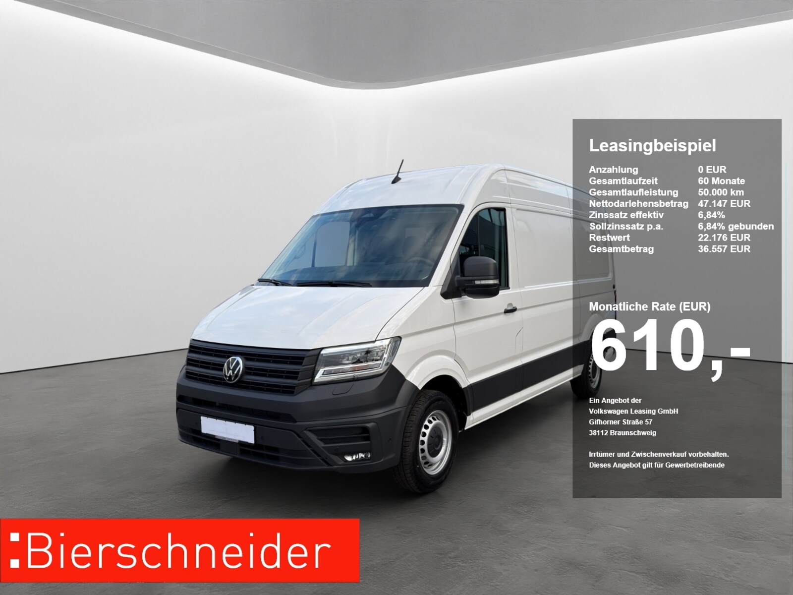 Volkswagen Crafter Kasten mittlerer Radstand