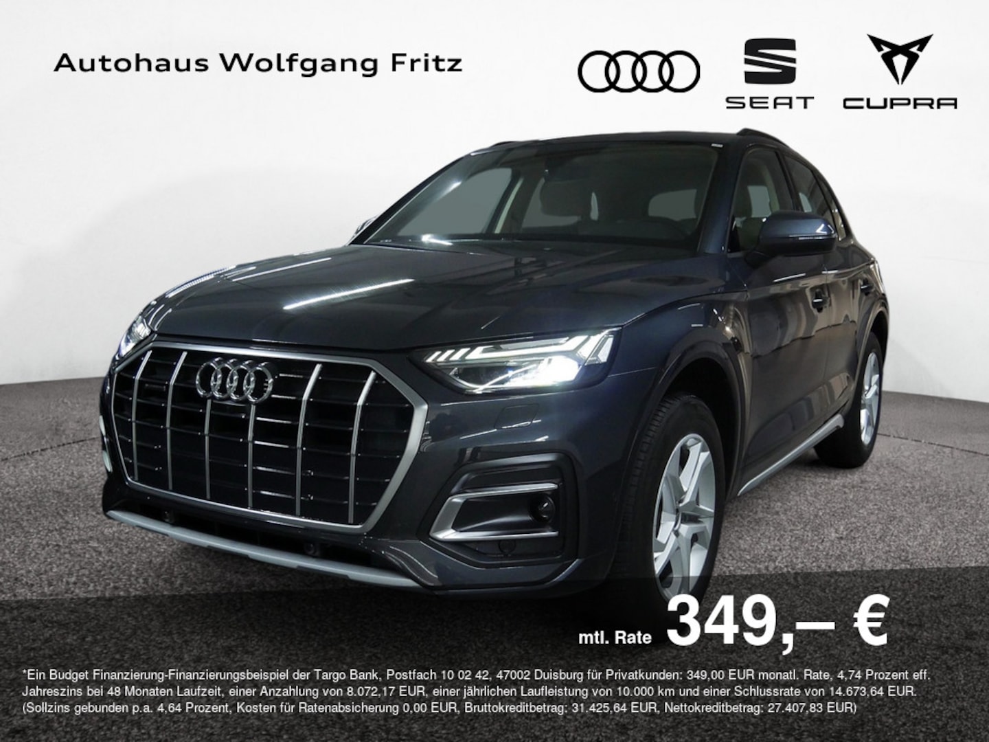 Bild über Audi Q5 40 TFSI quattro S tronic - für weitere Informationen kontaktieren Sie den Audi Partner