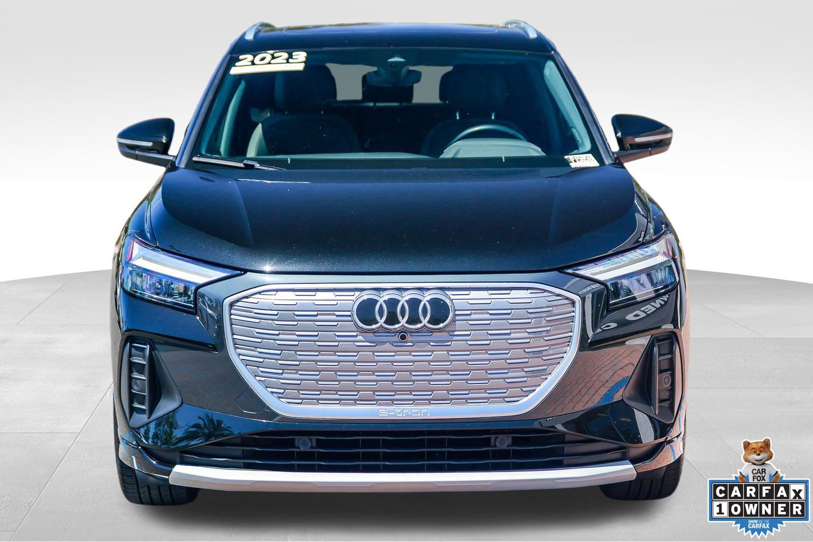 Certified 2023 Audi Q4 e-tron Premium Plus with VIN WA1BCBFZ9PP019496 for sale in Mission Viejo, CA