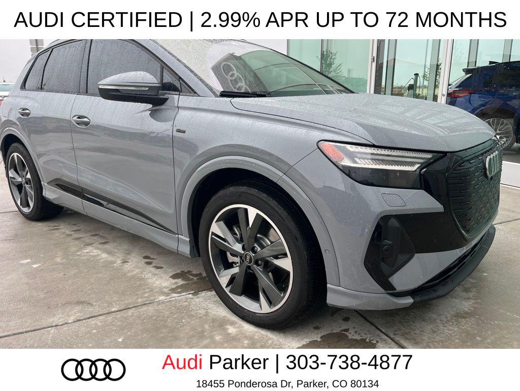 Used 2024 Audi Q4 e-tron Prestige with VIN WA1MUBFZ2RP075482 for sale in Parker, CO