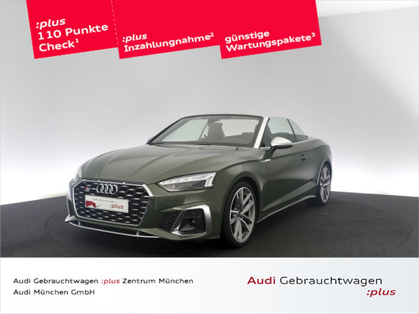 Bild über Audi S5 Cabriolet TFSI quattro tiptronic - für weitere Informationen kontaktieren Sie den Audi Partner