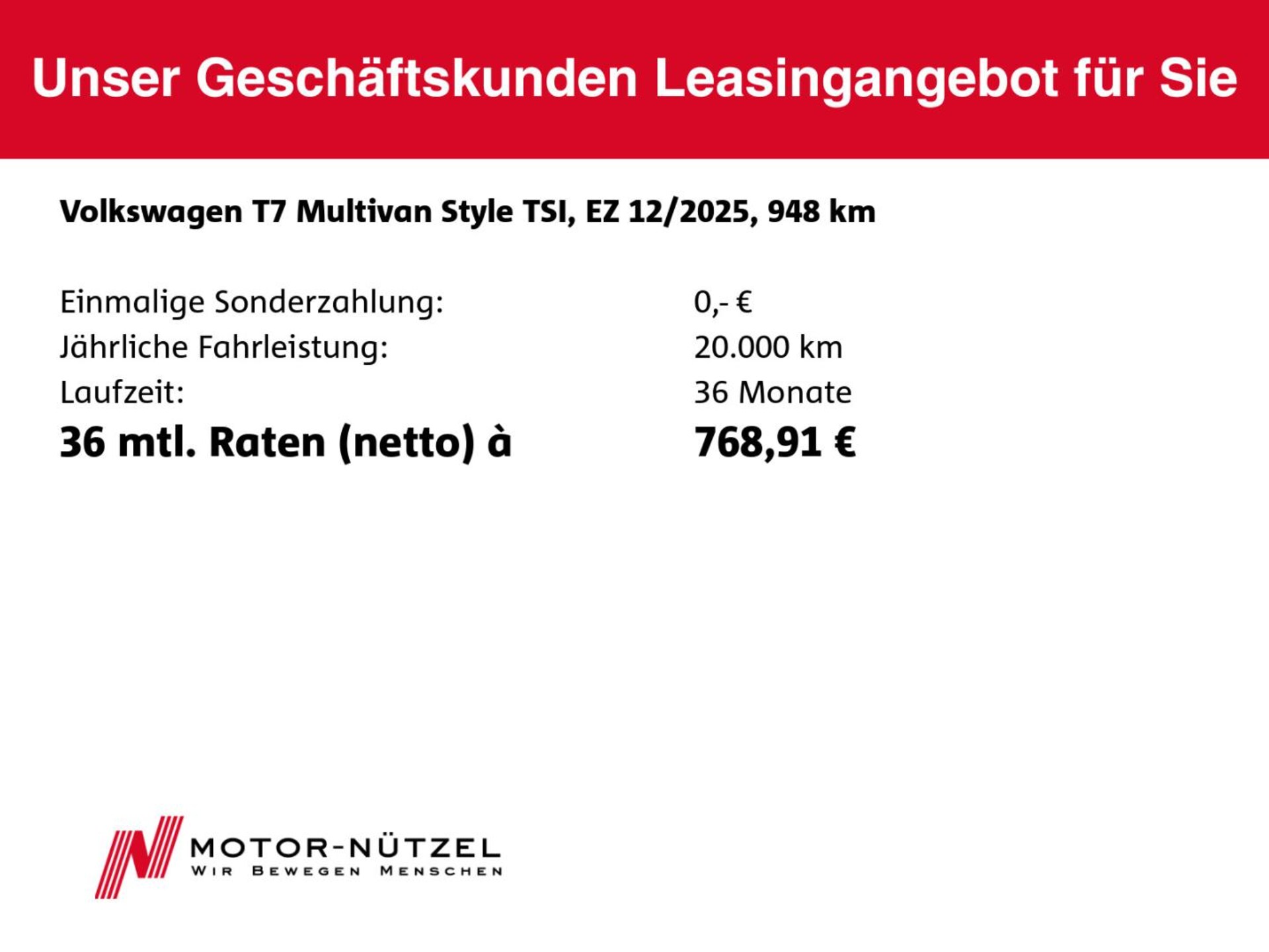 Volkswagen Multivan Langversion Style