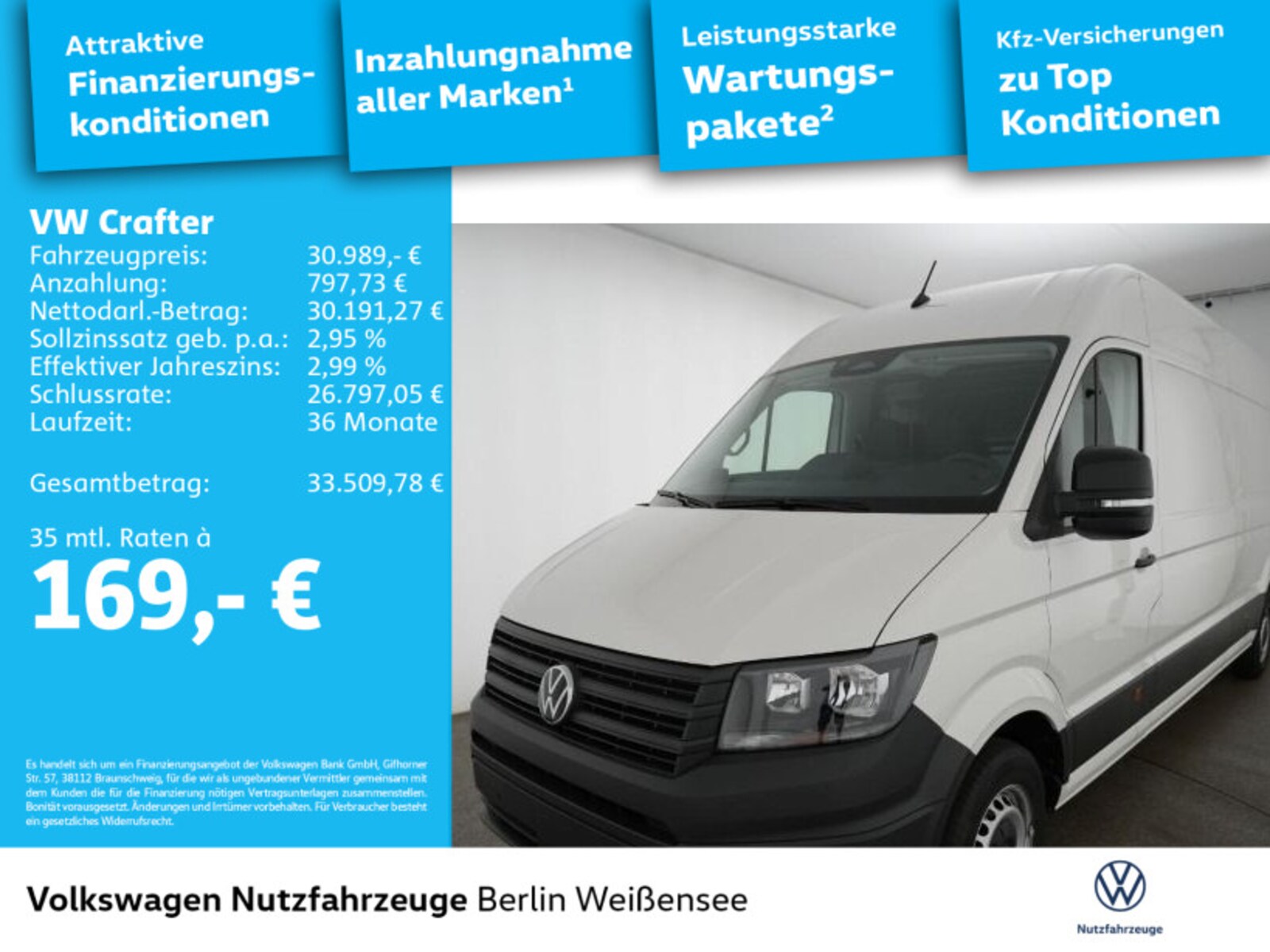 Volkswagen Crafter Kasten langer Radstand – Bild 2
