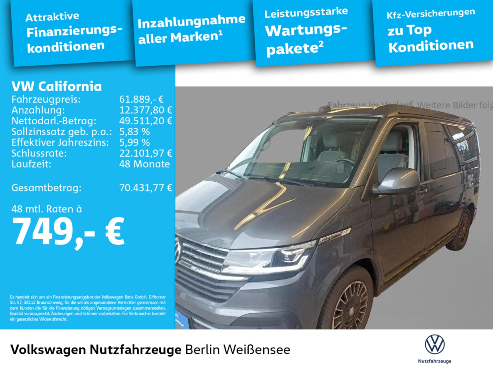 Volkswagen T6.1 California – Bild 2