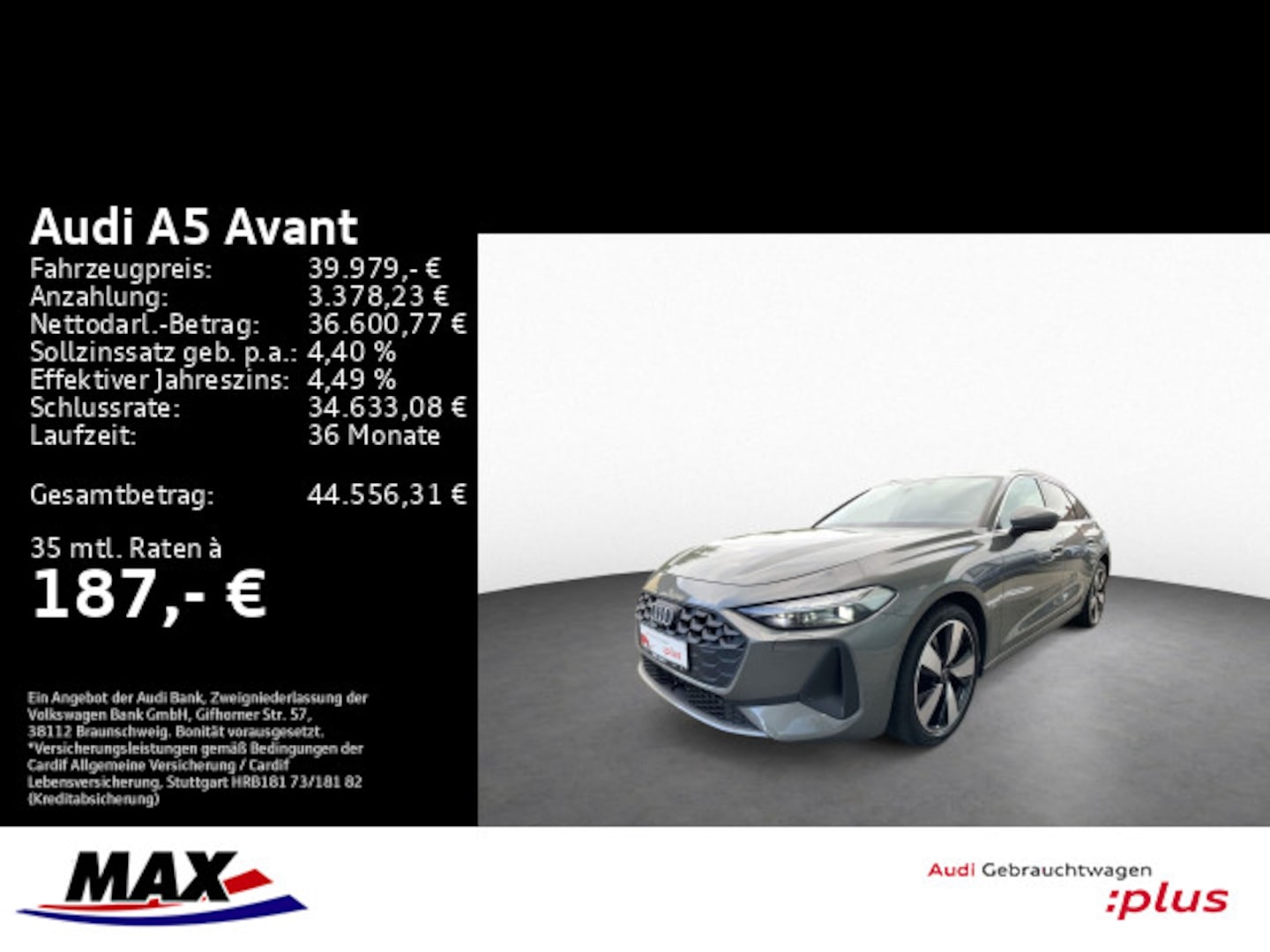 Bild über Audi A5 Avant TDI quattro 150 kW S tronic - für weitere Informationen kontaktieren Sie den Audi Partner