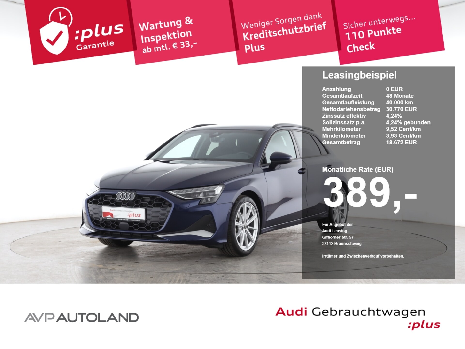 Audi A3 Sportback Advanced