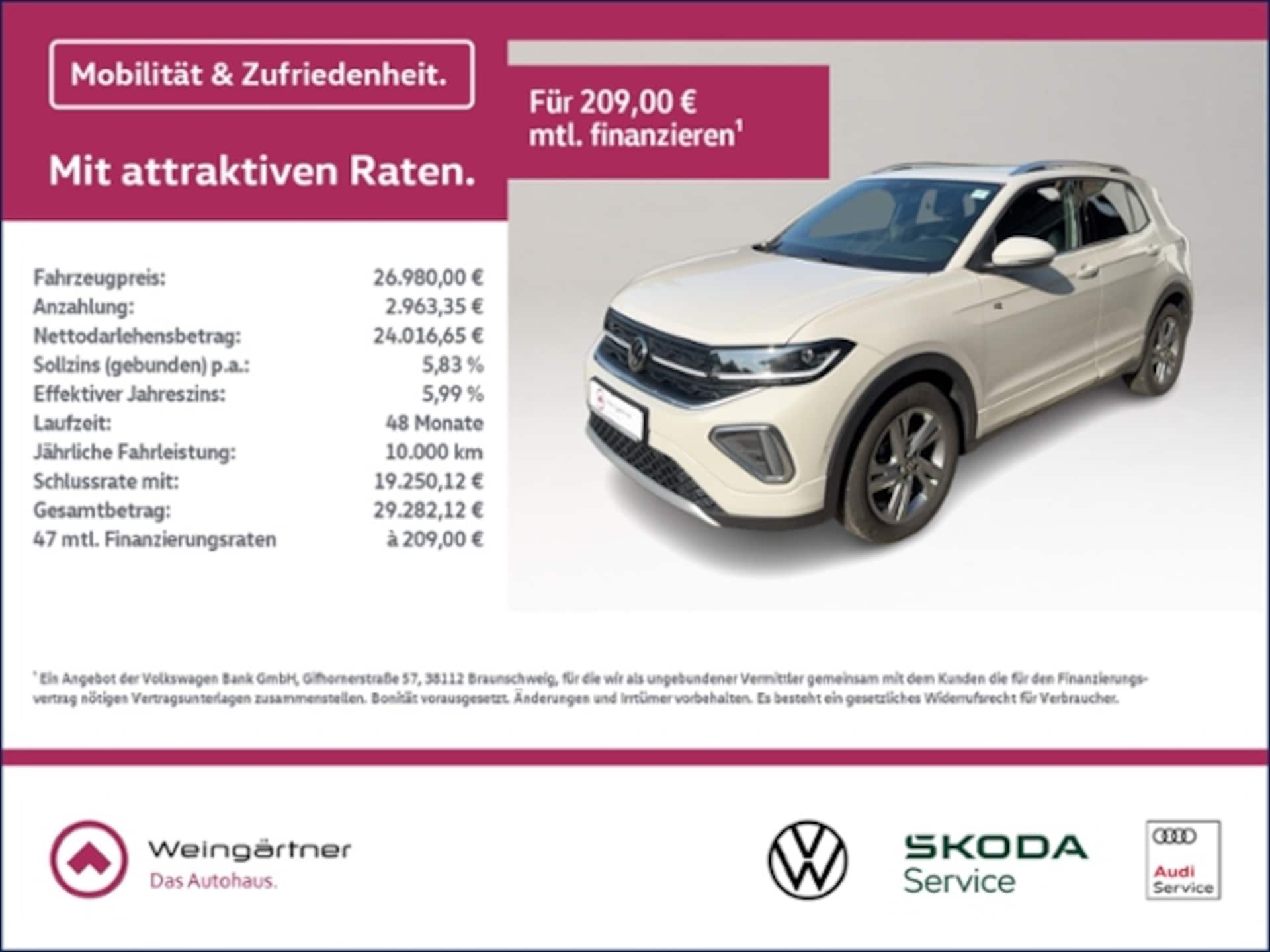 Volkswagen T-Cross R-Line