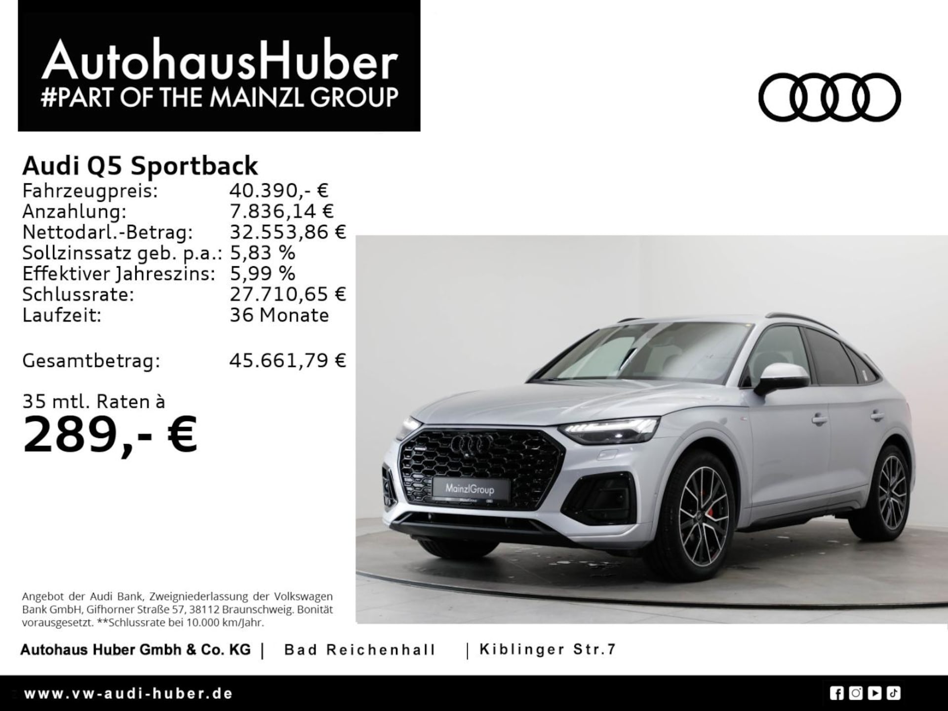 Audi Q5 Sportback 2023