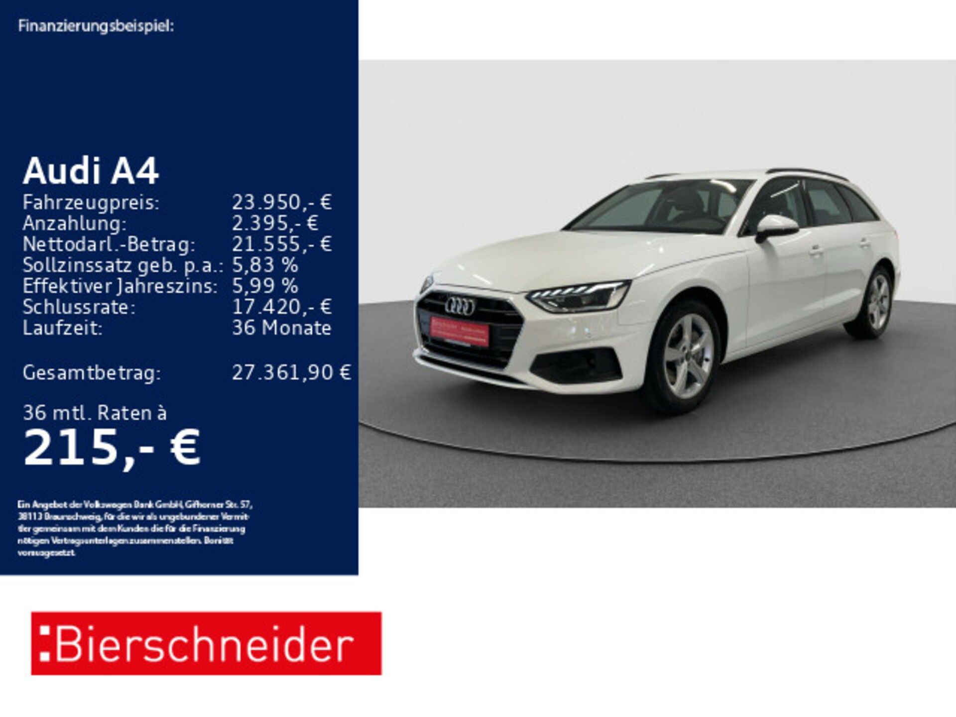 Audi A4 Avant — Audi A4 Avant 40 TDI 150 kW (204 PS) S tronic A4 Av 40 TDI AHK LED NAVI SHZ PDC