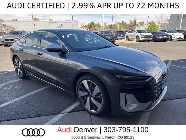 Used 2025 Audi S6 Sportback e-tron Premium Plus with VIN WAU2EAGH2SA018442 for sale in Littleton, CO