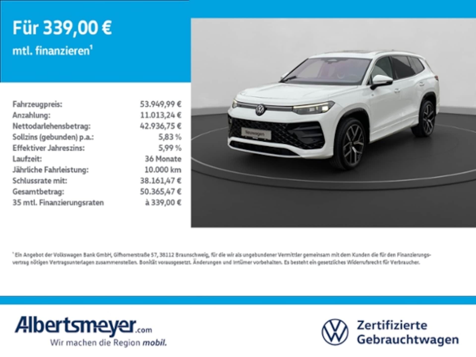 Volkswagen Tayron R-Line