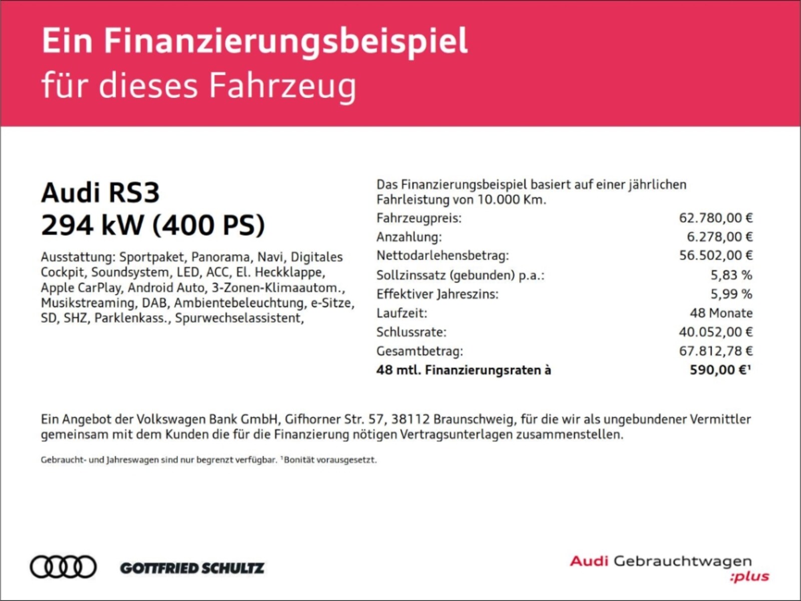 Audi RS 3 Sportback – Bild 2