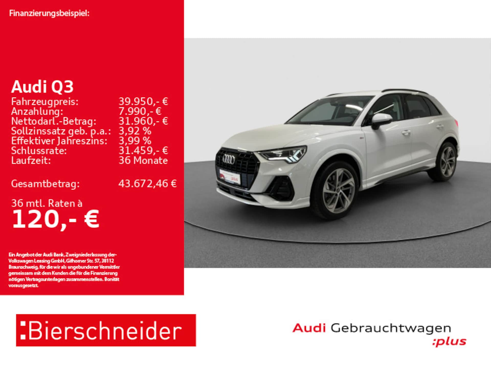 Audi Q3 SUV S line